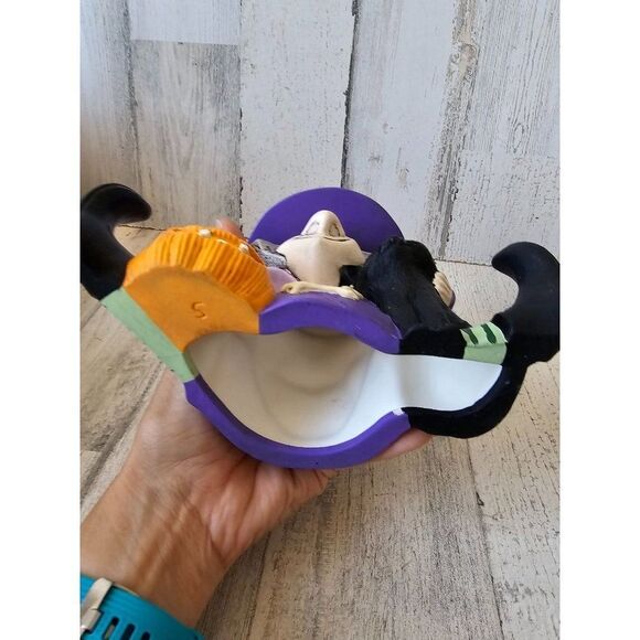 Ceramic vintage witch cat Halloween decor pumpkin - Picture 7 of 7